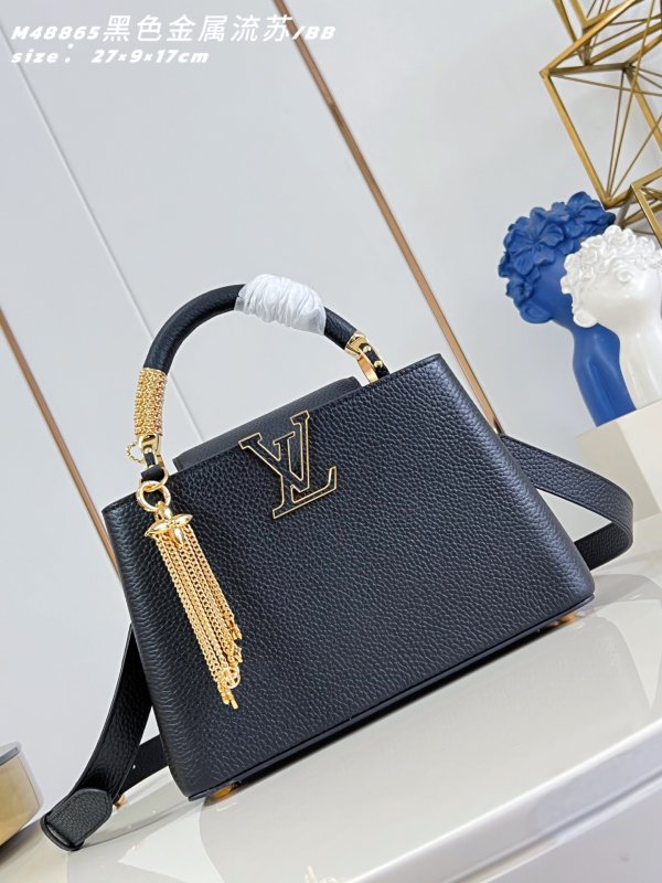 Сумка кожаная Capucines East-West BB 27 см