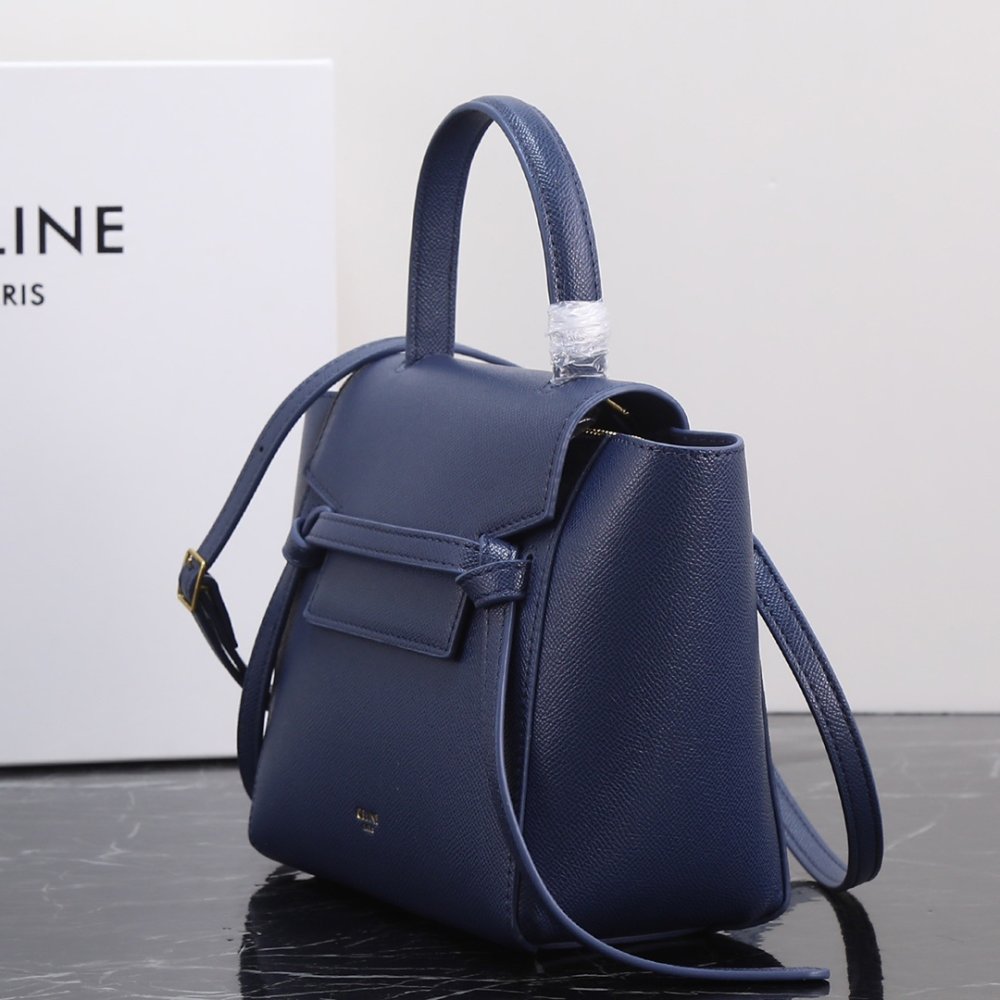 Сумка кожаная Celine Catfish 20 см фото 2