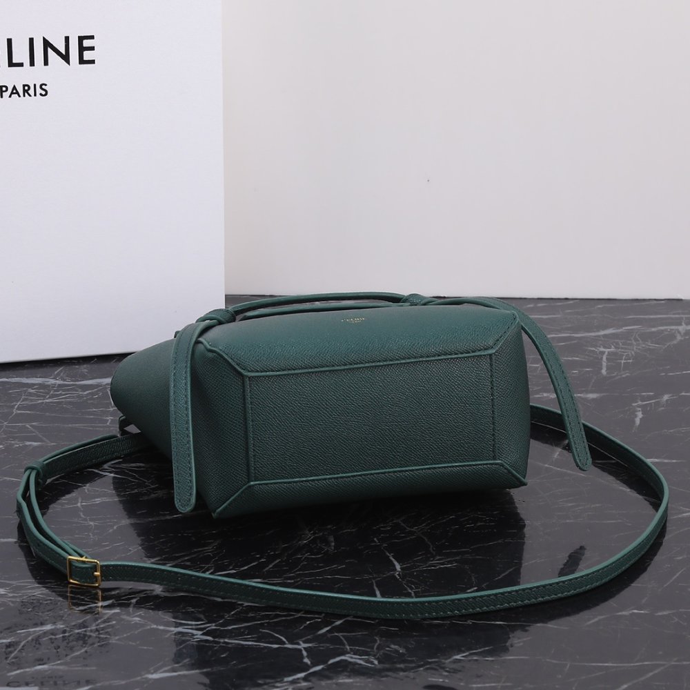 Сумка шкіряна Celine Catfish 20 см фото 4