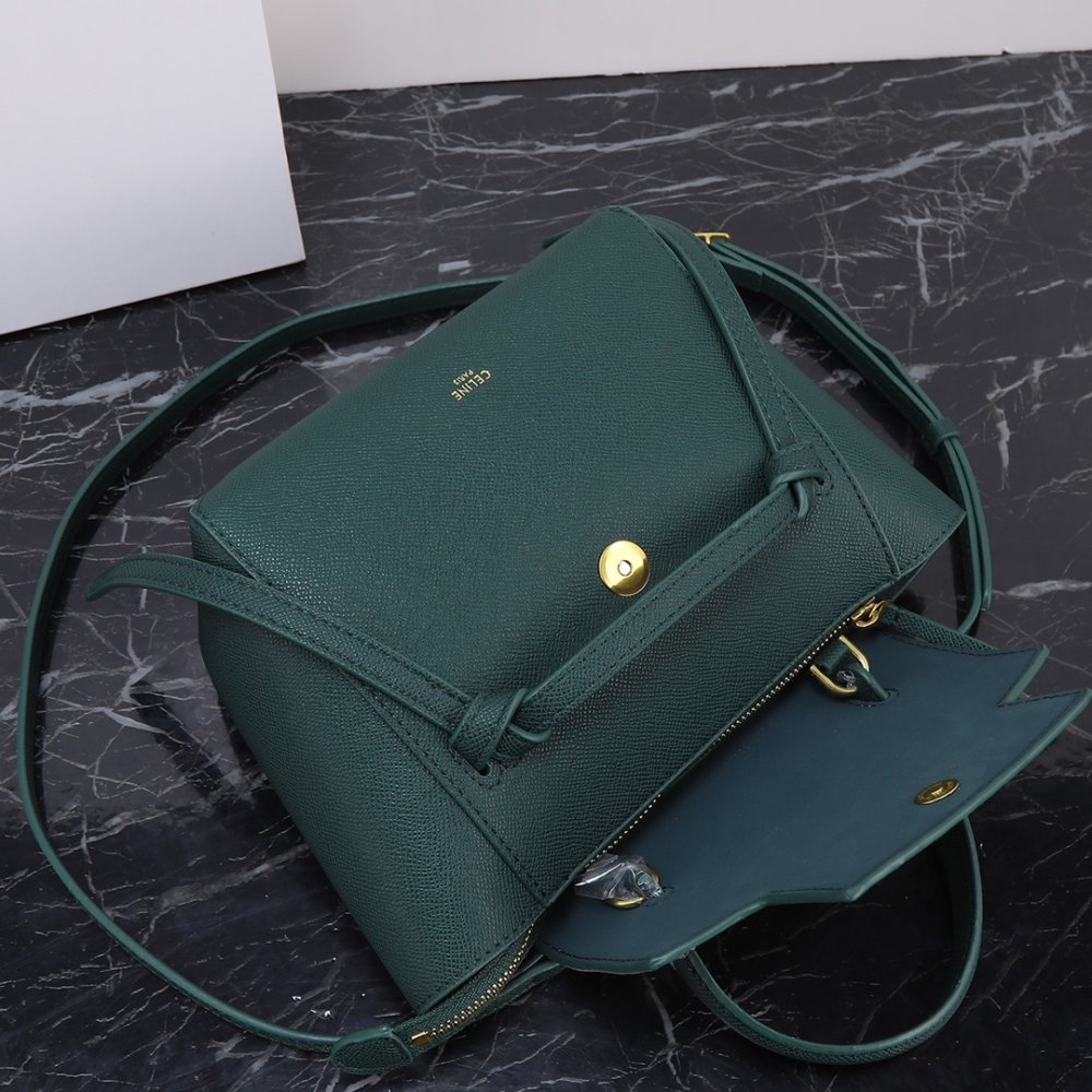 Сумка шкіряна Celine Catfish 20 см фото 8