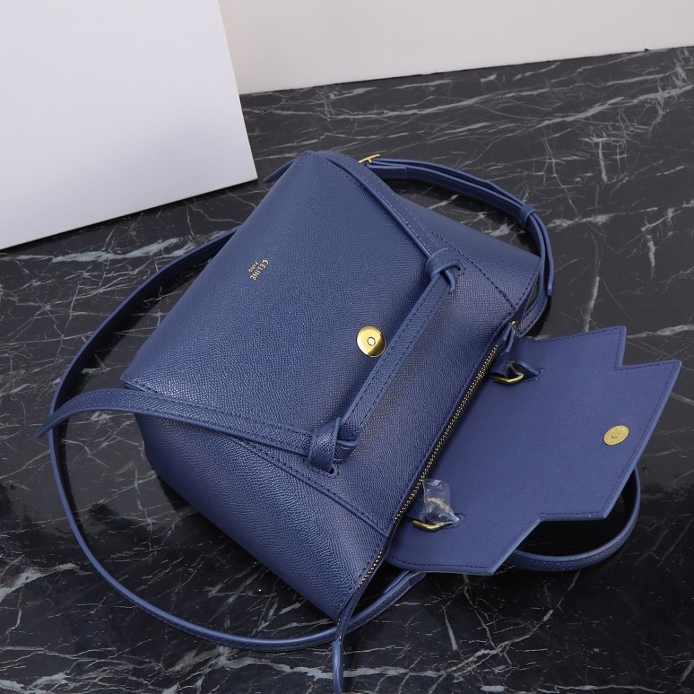 Сумка кожаная Celine Catfish 20 см фото 8