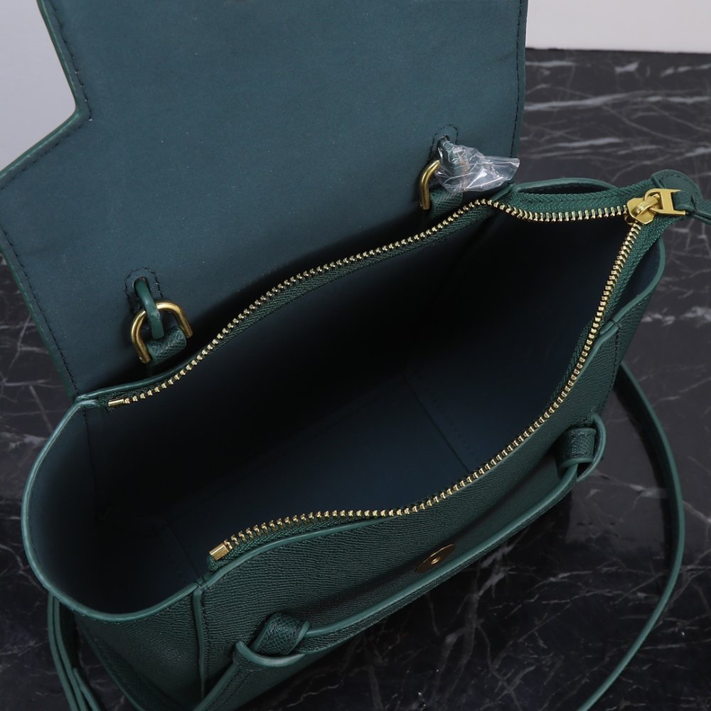 Сумка шкіряна Celine Catfish 20 см фото 9