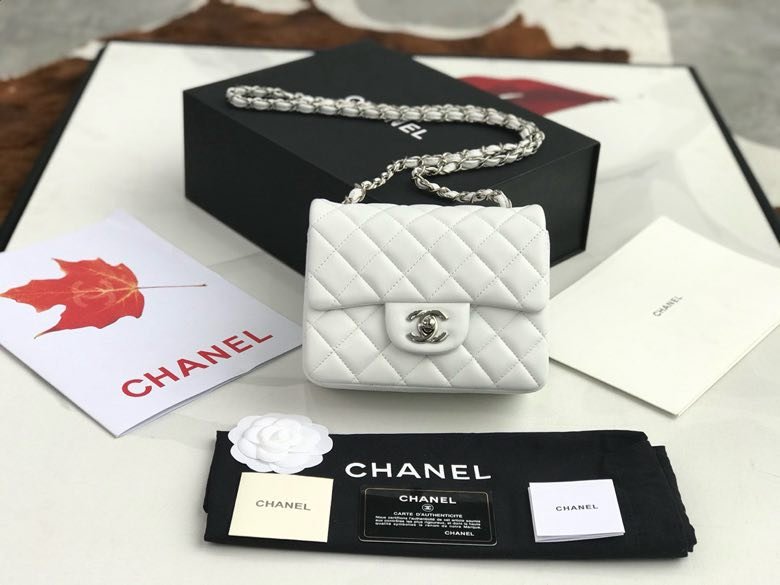 A bag leather Chanel 11.15 CF 17 cm фото 2