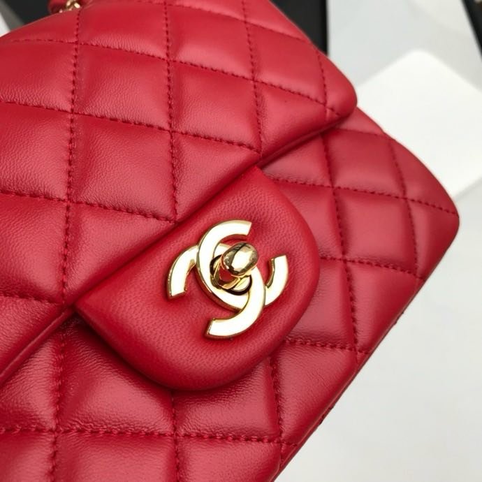 Сумка кожаная Chanel 11.15 CF 17 см фото 3