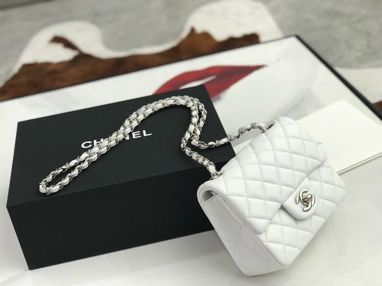 A bag leather Chanel 11.15 CF 17 cm фото 3