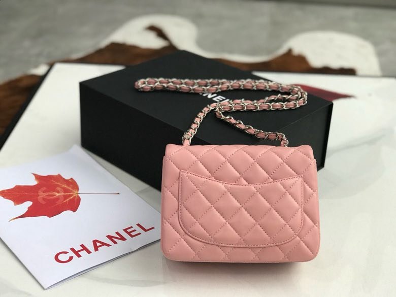 A bag leather Chanel 11.15 CF 17 cm фото 3