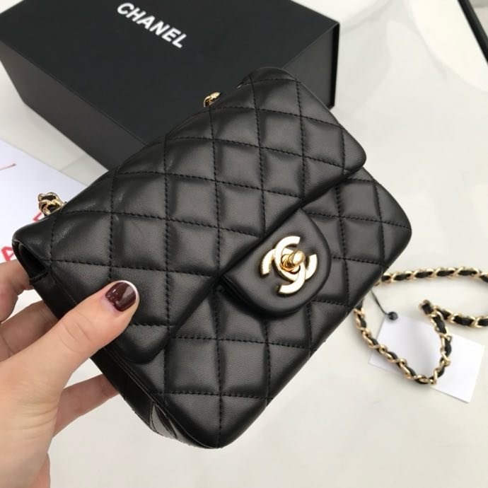 A bag leather Chanel 11.15 CF 17 cm фото 3