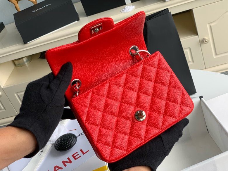 Сумка кожаная Chanel 11.15 CF 17 см фото 4