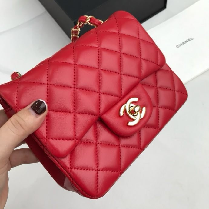 Сумка кожаная Chanel 11.15 CF 17 см фото 4
