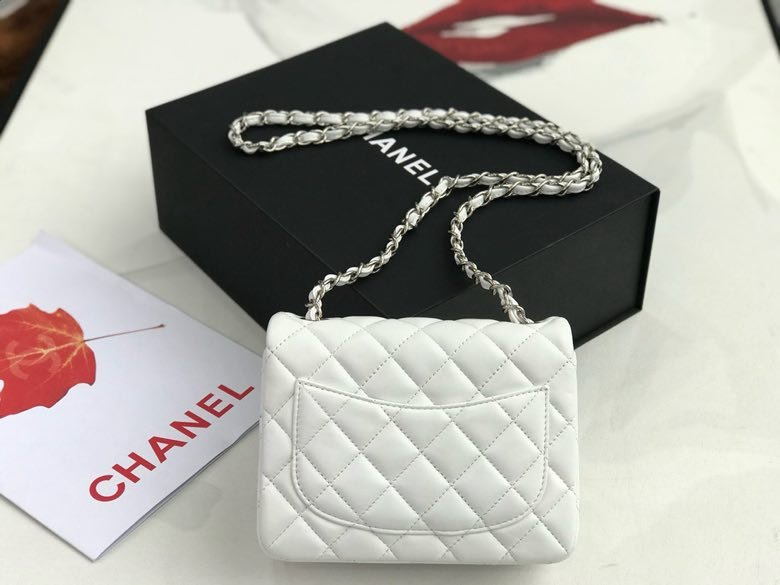 A bag leather Chanel 11.15 CF 17 cm фото 4