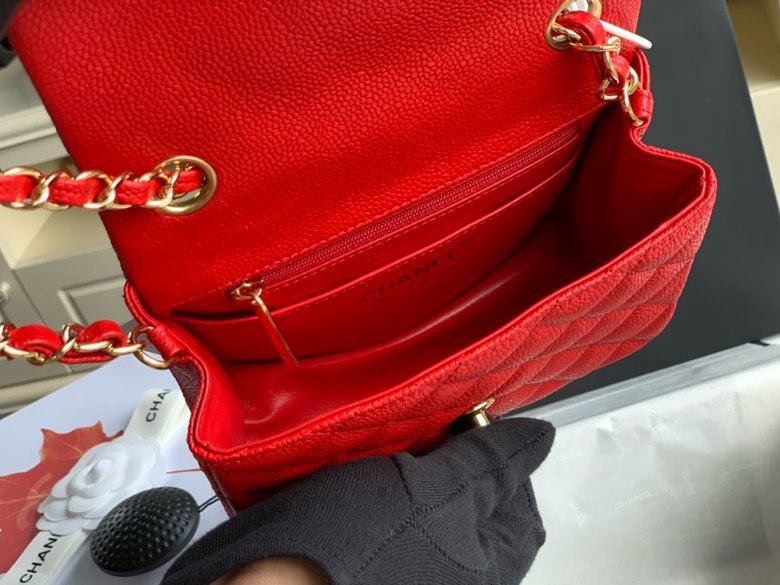 Сумка кожаная Chanel 11.15 CF 17 см фото 5