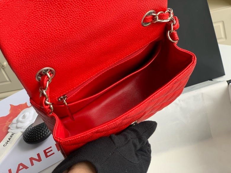 Сумка кожаная Chanel 11.15 CF 17 см фото 5