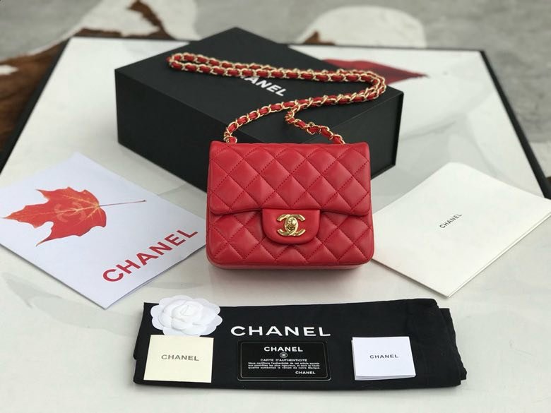 Сумка кожаная Chanel 11.15 CF 17 см фото 5