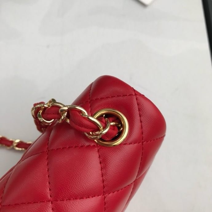 Сумка кожаная Chanel 11.15 CF 17 см фото 6