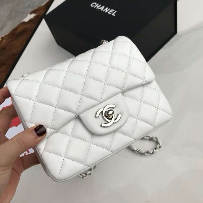 A bag leather Chanel 11.15 CF 17 cm фото 6