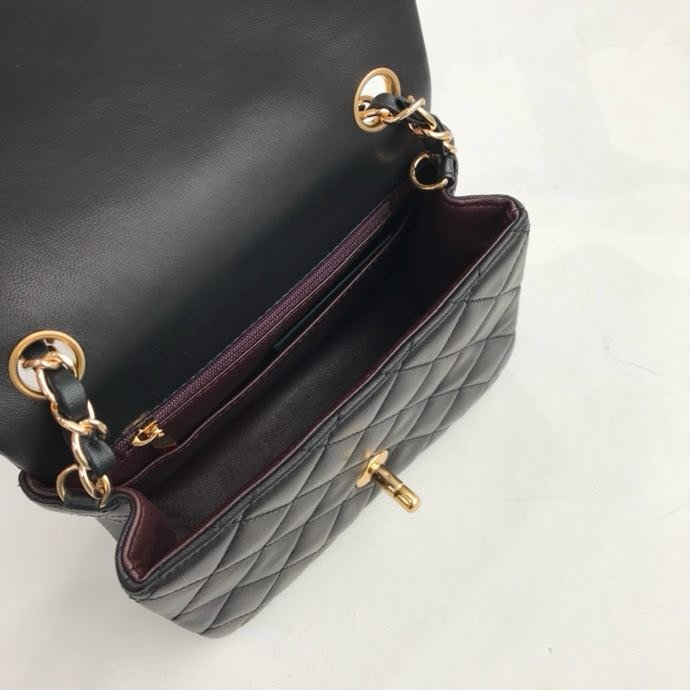 A bag leather Chanel 11.15 CF 17 cm фото 6