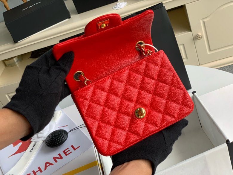 Сумка кожаная Chanel 11.15 CF 17 см фото 7