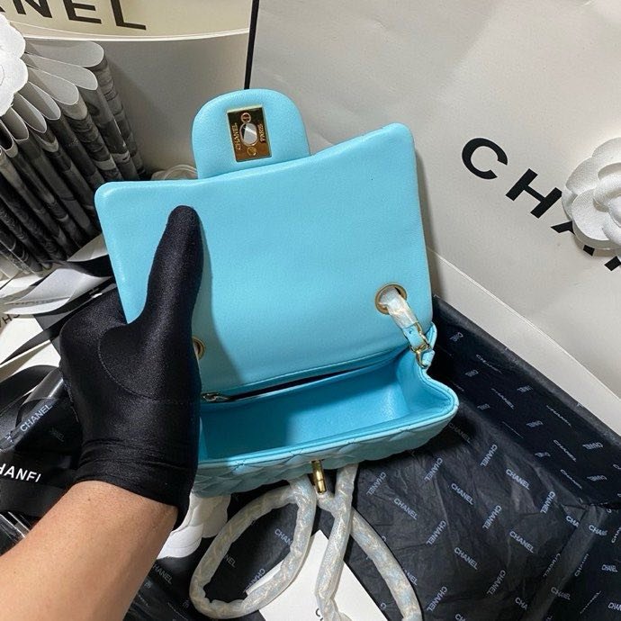 Сумка шкіряна Chanel 11.15 CF 17 см фото 7