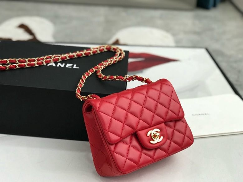 Сумка кожаная Chanel 11.15 CF 17 см фото 7