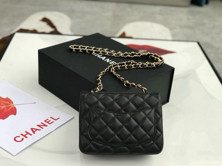 A bag leather Chanel 11.15 CF 17 cm фото 7