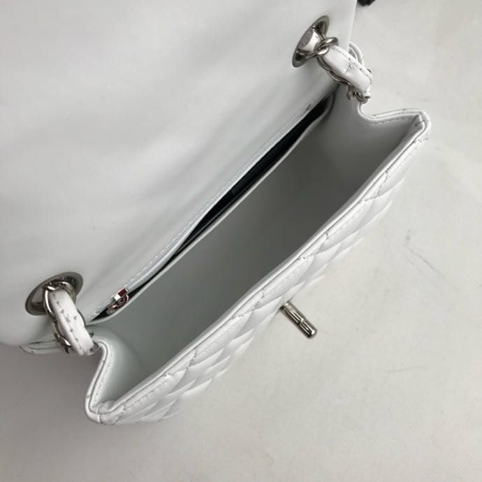 A bag leather Chanel 11.15 CF 17 cm фото 8