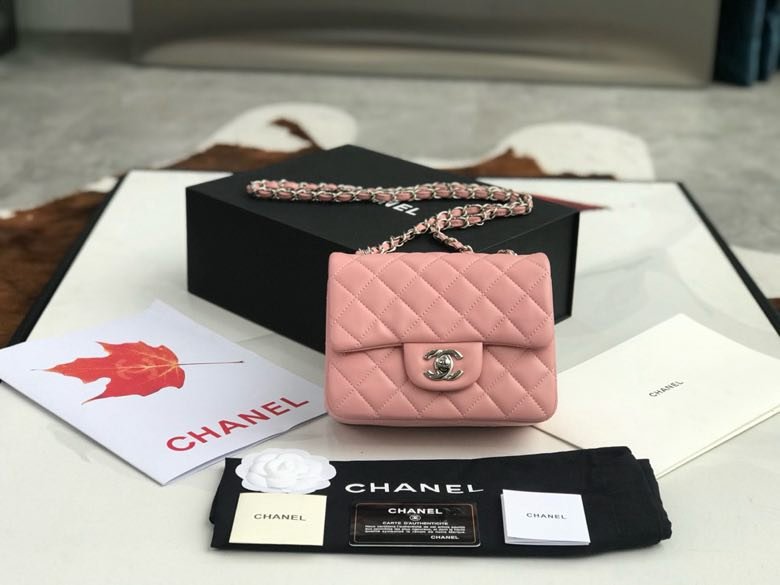 A bag leather Chanel 11.15 CF 17 cm фото 8