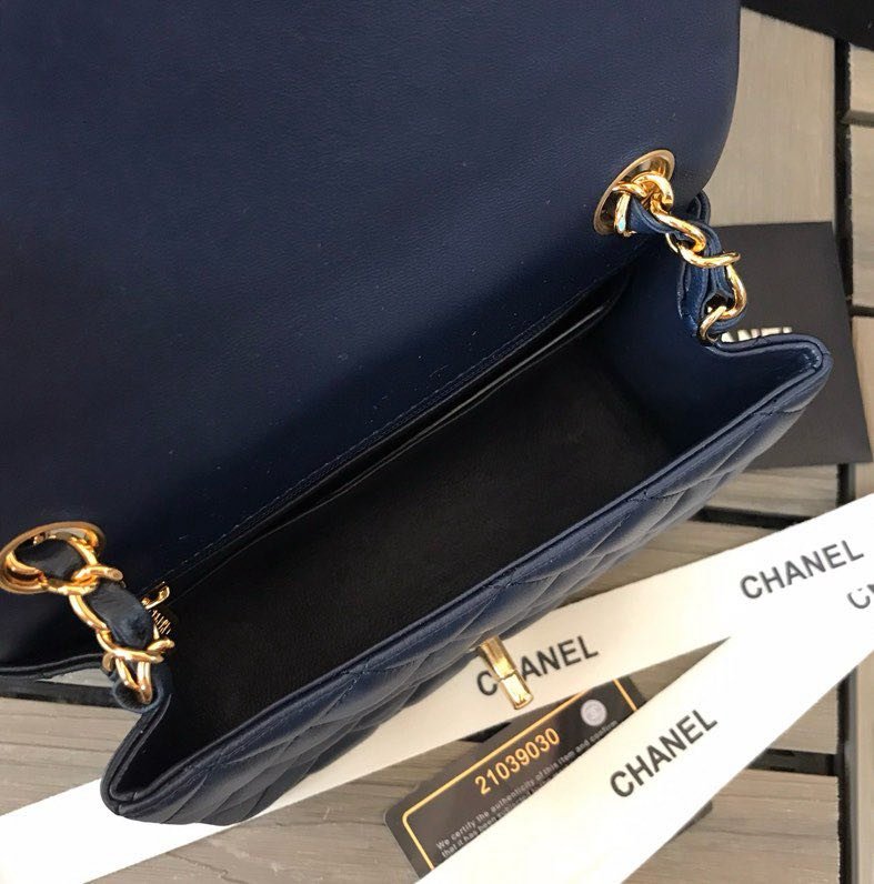 Сумка кожаная Chanel 11.15 CF 17 см фото 9