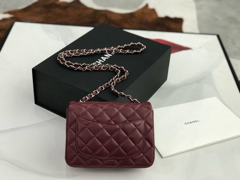 Сумка кожаная Chanel 11.15 CF 17 см фото 9