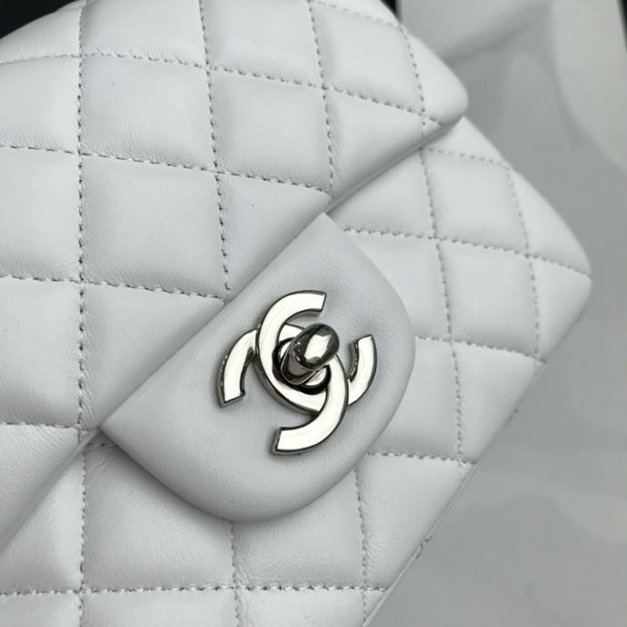 A bag leather Chanel 11.15 CF 17 cm фото 9