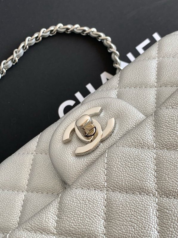 Сумка шкіряна Chanel 21K Mini CF handle AS2431 20 см фото 5