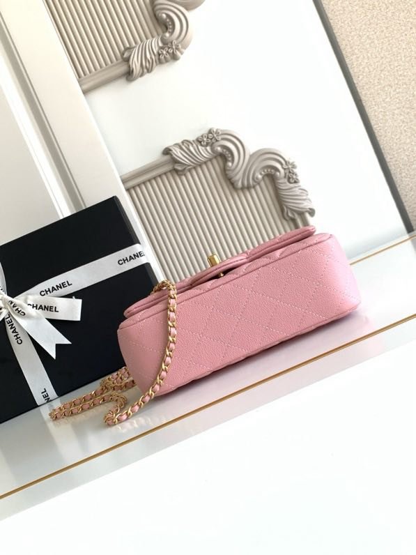 Сумка шкіряна Chanel 21K Mini CF handle AS2431 20 см фото 5