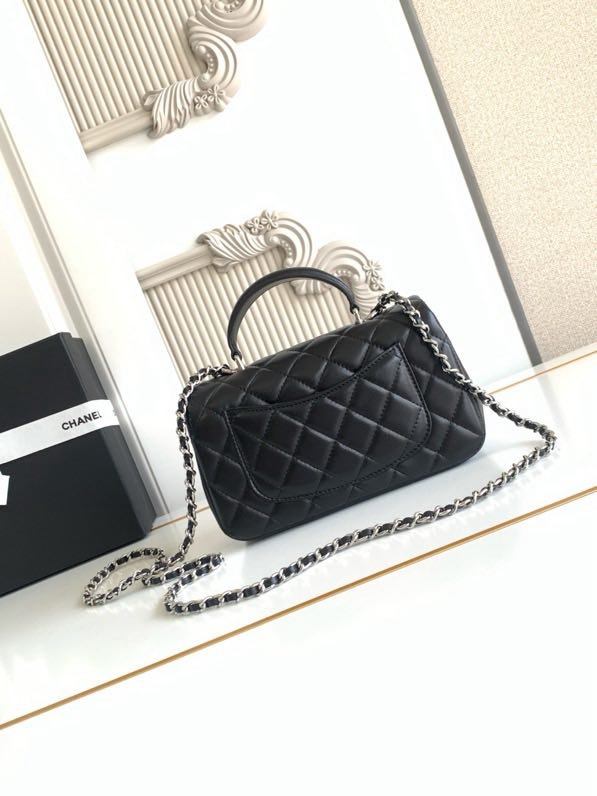 Сумка шкіряна Chanel 21K Mini CF handle AS2431 20 см фото 8