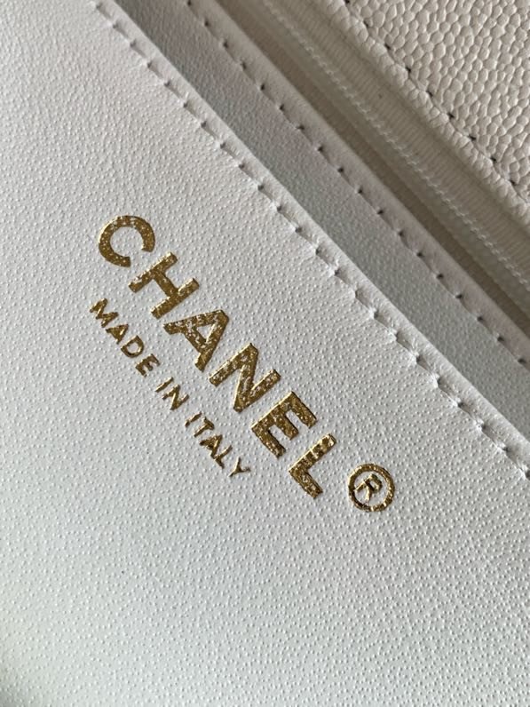 Сумка кожаная Chanel 21K Mini CF handle AS2431 20 см фото 9