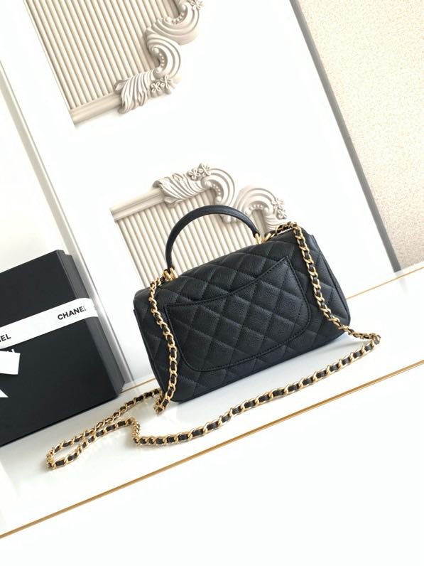 Сумка шкіряна Chanel 21K Mini CF handle AS2431 20 см фото 9
