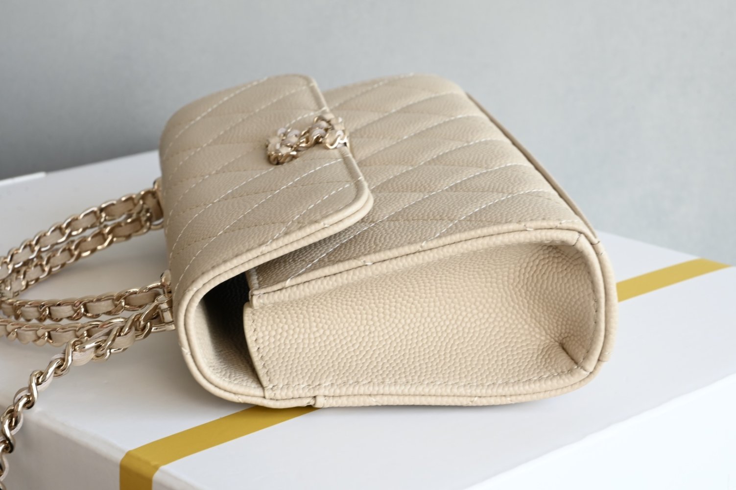 Сумка кожаная Chanel 25S 18 см фото 4