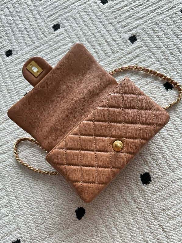 Сумка кожаная Chanel AS5701 20 см фото 2