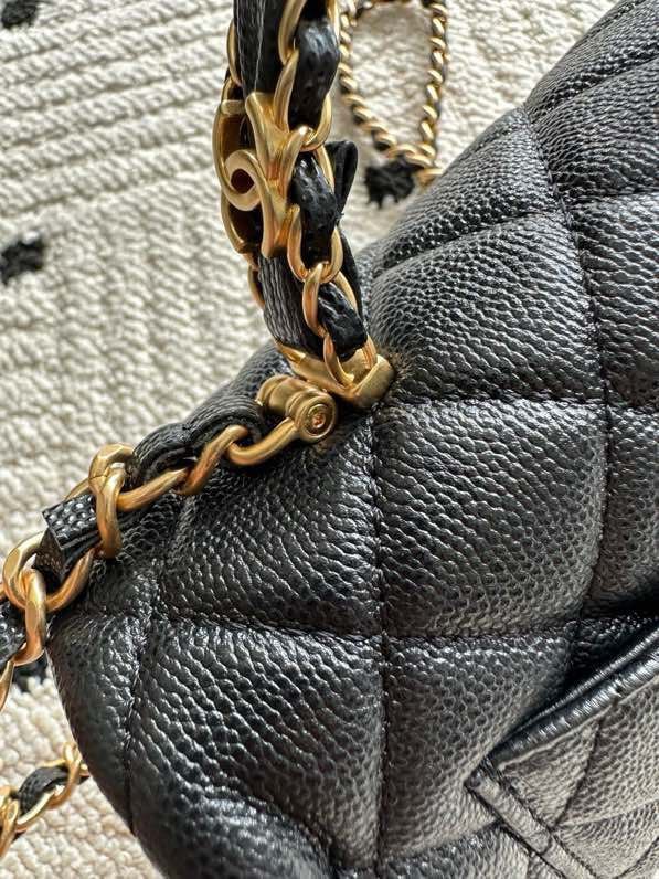 Сумка кожаная Chanel AS5701 20 см фото 2