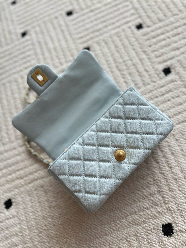 Сумка кожаная Chanel AS5701 20 см фото 3