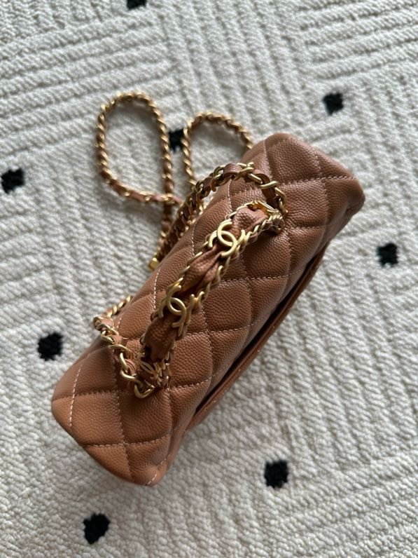 Сумка кожаная Chanel AS5701 20 см фото 4