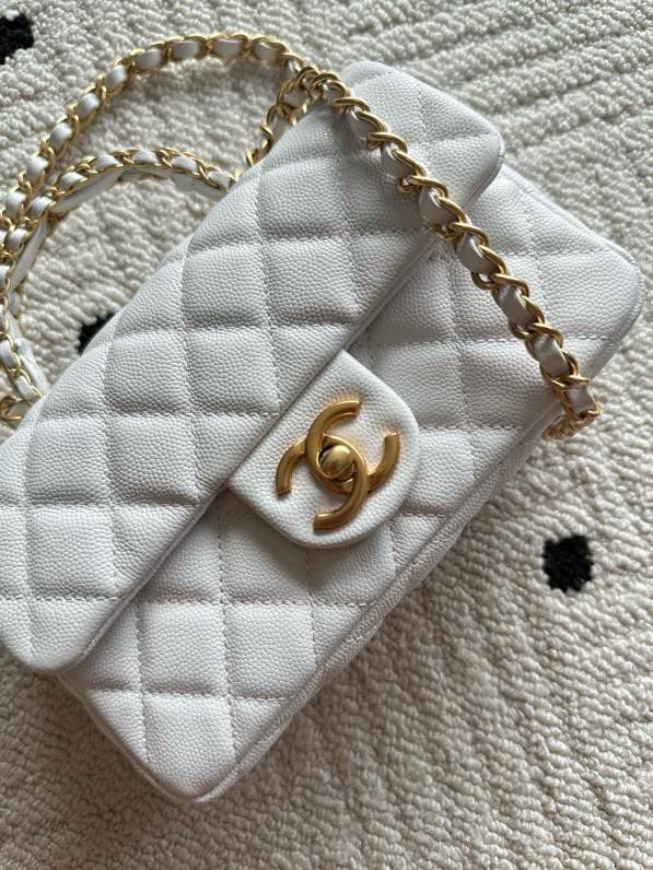 Сумка кожаная Chanel AS5701 20 см фото 4