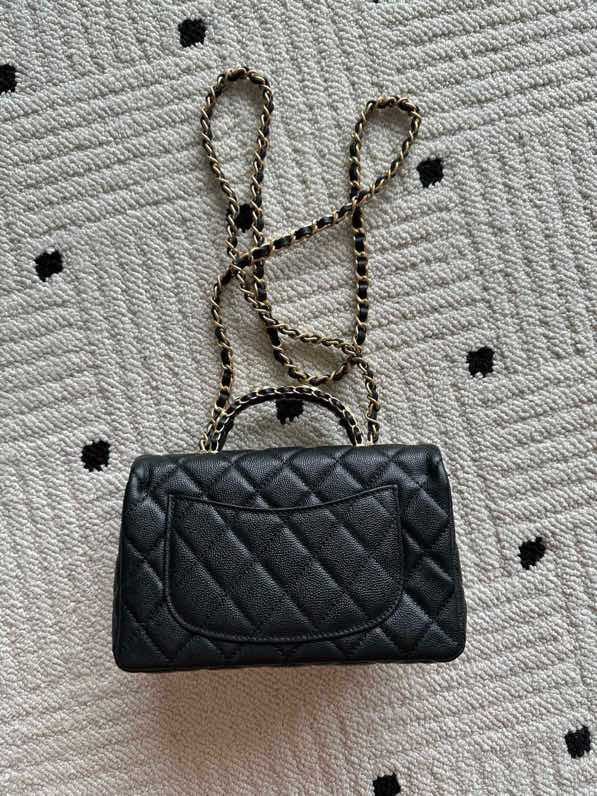 Сумка кожаная Chanel AS5701 20 см фото 4