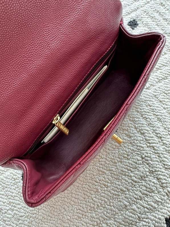 Сумка кожаная Chanel AS5701 20 см фото 5