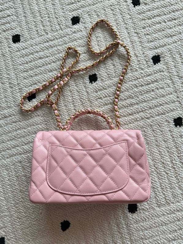 Сумка кожаная Chanel AS5701 20 см фото 5