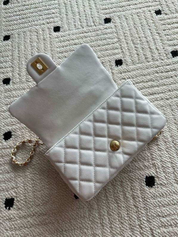 Сумка кожаная Chanel AS5701 20 см фото 5