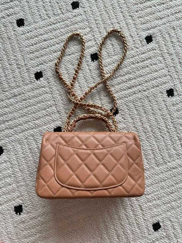 Сумка кожаная Chanel AS5701 20 см фото 6