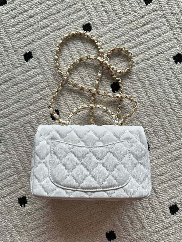 Сумка кожаная Chanel AS5701 20 см фото 6