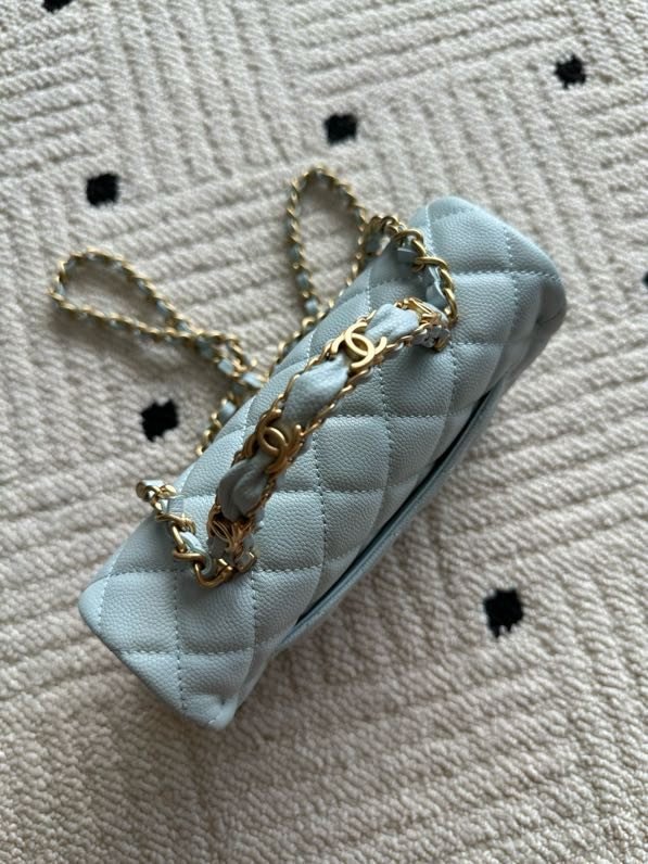 Сумка кожаная Chanel AS5701 20 см фото 7