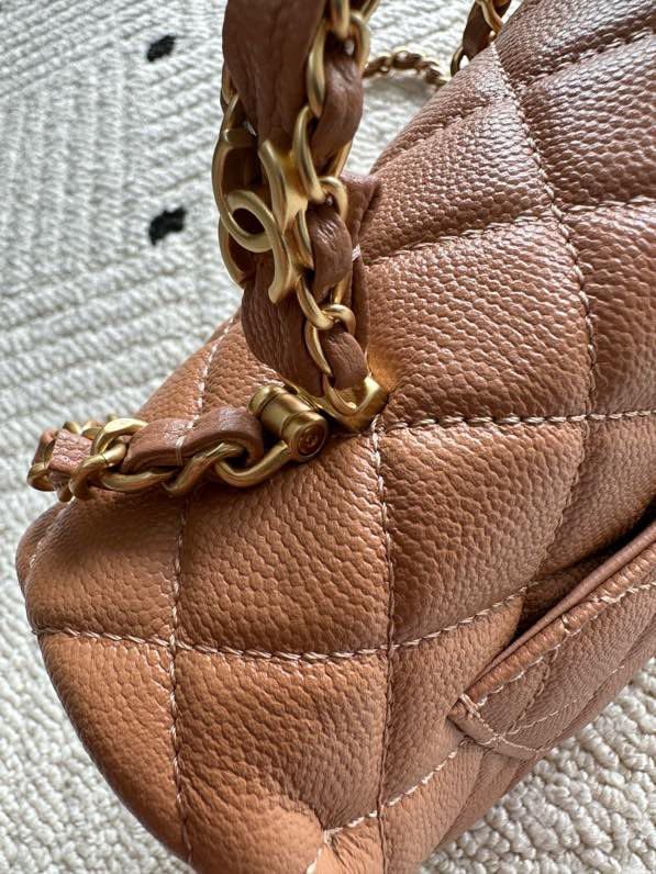 Сумка кожаная Chanel AS5701 20 см фото 7