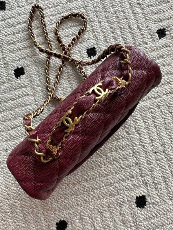 Сумка кожаная Chanel AS5701 20 см фото 8