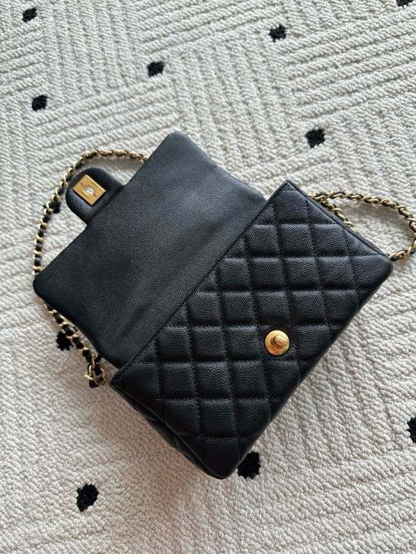 Сумка кожаная Chanel AS5701 20 см фото 8